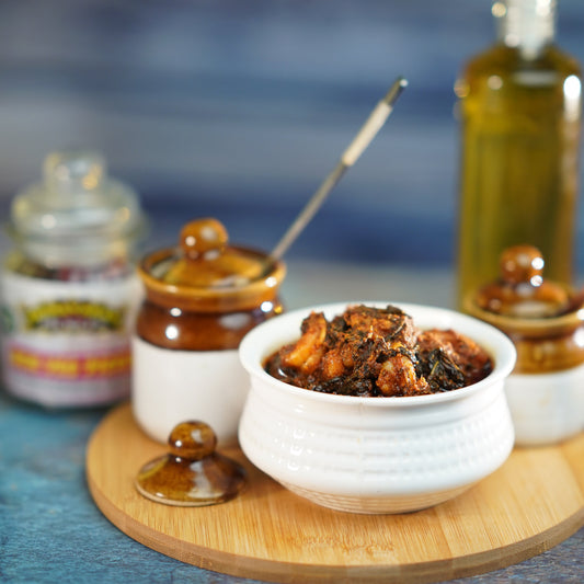 Gongura Prawns Pickle (Size: 80 count)