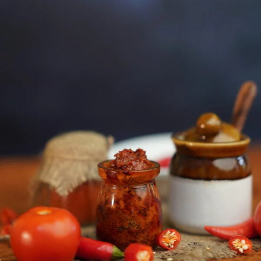 Tomato Pandu Mirchi Pickle